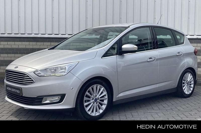 Grijs Gebruikt 2018 Ford C-MAX Titanium MPV | € 12.945 (Eerlijke prijs) - Afbeelding 1/3