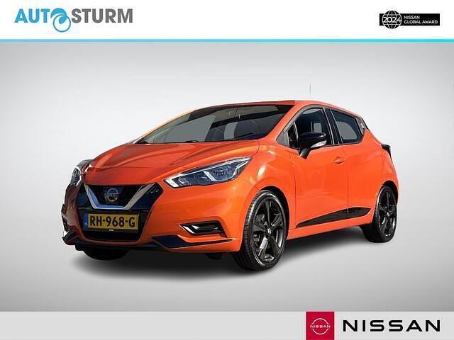 Oranje Gebruikt 2017 Nissan Micra Acenta Hatchback | € 9.900 (Eerlijke prijs) - Afbeelding 1/4