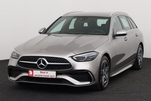 Grijs Occasion 2024 Mercedes C220 AMG line Plus Stationwagen | € 46.495 (Eerlijke prijs) - Afbeelding 1/4