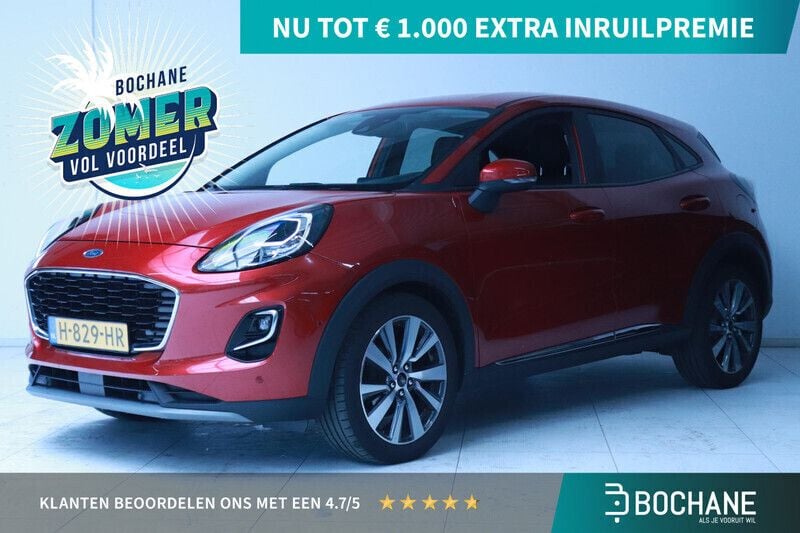 Rood Gebruikt 2020 Ford Puma Titanium X SUV | € 18.540 (Goede deal) - Afbeelding 1/4