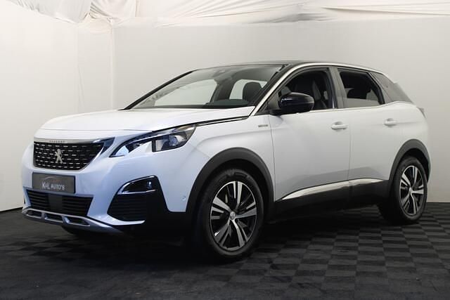 Wit Gebruikt 2019 Peugeot 3008 GT-line SUV | € 19.750 (Goede deal) - Afbeelding 1/4