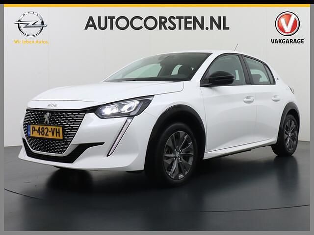 Wit Gebruikt 2022 Peugeot e-208 Active Hatchback | € 14.745 (Super prijs) - Afbeelding 1/4