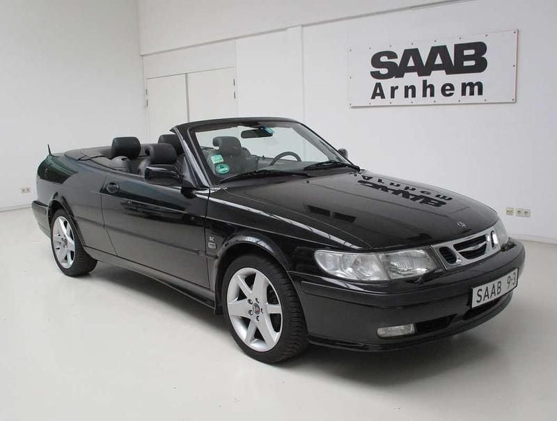 Zwart Gebruikt 2002 Saab 9-3 Cabriolet Anniversary Cabriolet | € 4.995 (Goede deal) - Afbeelding 1/4