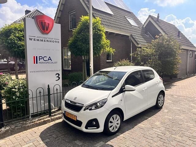 Wit Gebruikt 2017 Peugeot 108 Active Hatchback | € 4.950 (Eerlijke prijs) - Afbeelding 1/4