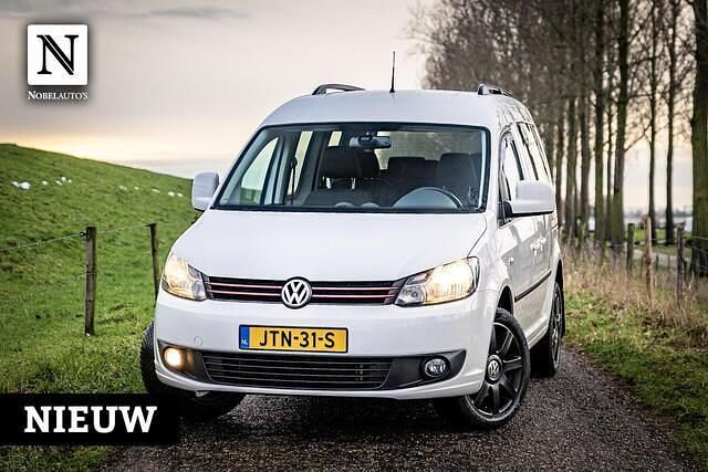Wit Occasion 2012 VW Caddy Maxi Highline MPV | € 12.840 (Eerlijke prijs) - Afbeelding 1/4