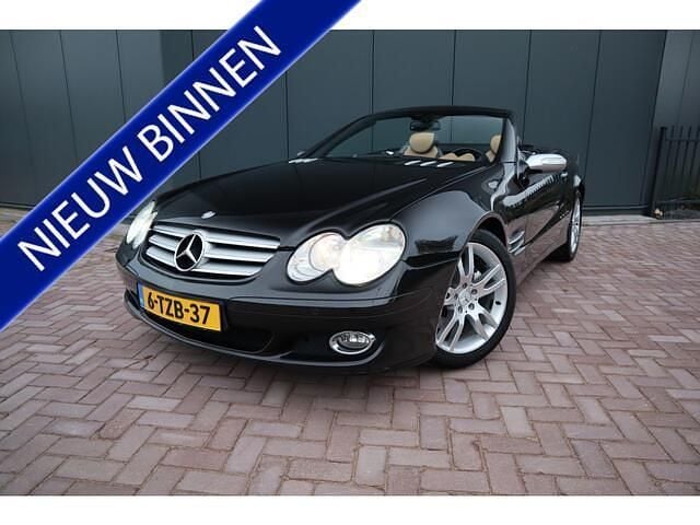 Zwart Gebruikt 2006 Mercedes SL350 Cabriolet | € 22.950 (Eerlijke prijs) - Afbeelding 1/4