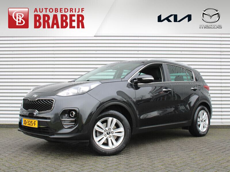 Zwart Gebruikt 2016 Kia Sportage First Edition SUV | € 17.195 (Eerlijke prijs) - Afbeelding 1/4