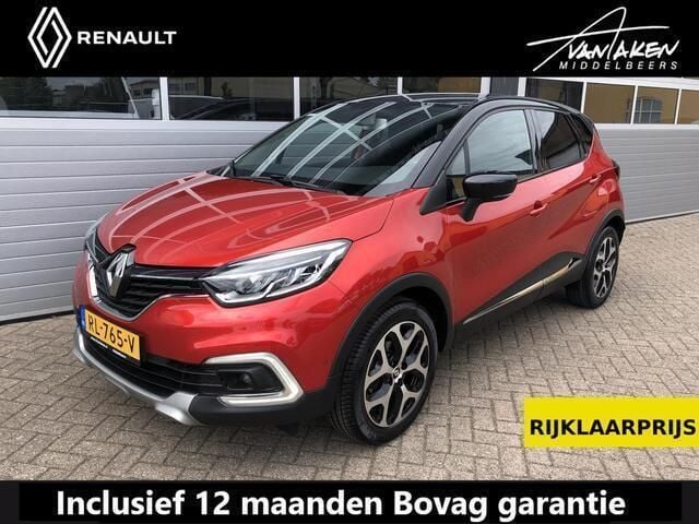 Twotone rouge flamme / noir e Gebruikt 2018 Renault Captur Intens SUV | € 12.900 (Eerlijke prijs) - Afbeelding 1/4