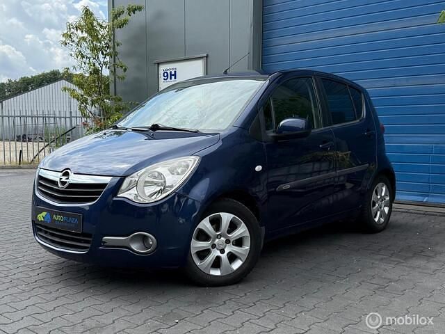 Blauw Gebruikt 2008 Opel Agila Enjoy Hatchback | € 2.699 (Eerlijke prijs) - Afbeelding 1/4
