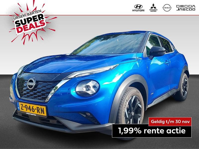 Blauw, metallic lak Gebruikt 2024 Nissan Juke Tekna SUV | € 27.430 (Iets duurder) - Afbeelding 1/4