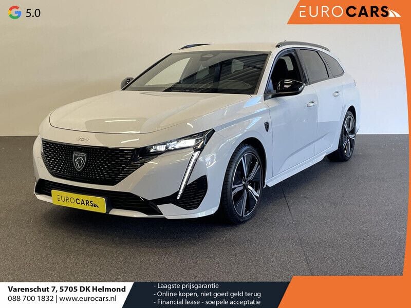 Wit, metallic lak Gebruikt 2024 Peugeot 308 GT Stationwagen | € 25.890 (Super prijs) - Afbeelding 1/4
