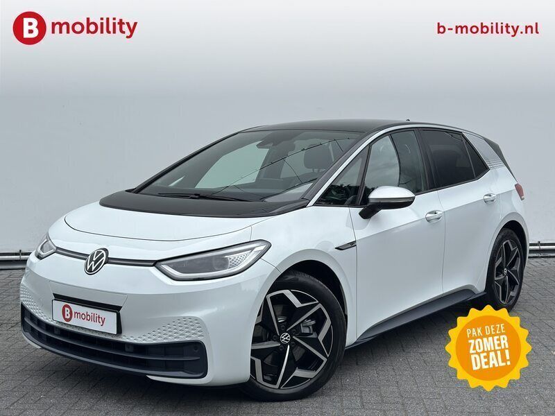 Wit Gebruikt 2020 VW ID.3 Hatchback | € 16.900 (Goede deal) - Afbeelding 1/3