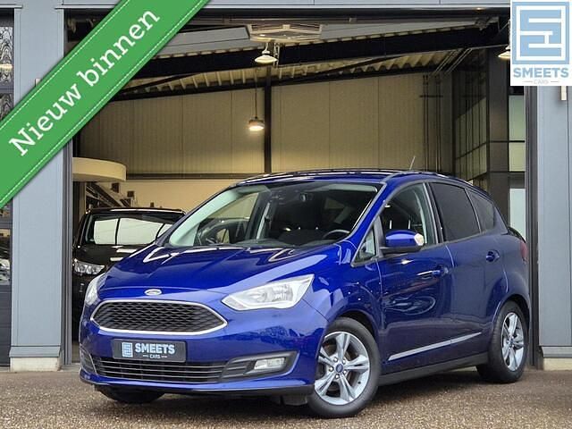 Blauw (metallic) Gebruikt 2018 Ford C-MAX Trend MPV | € 10.950 (Goede deal) - Afbeelding 1/4