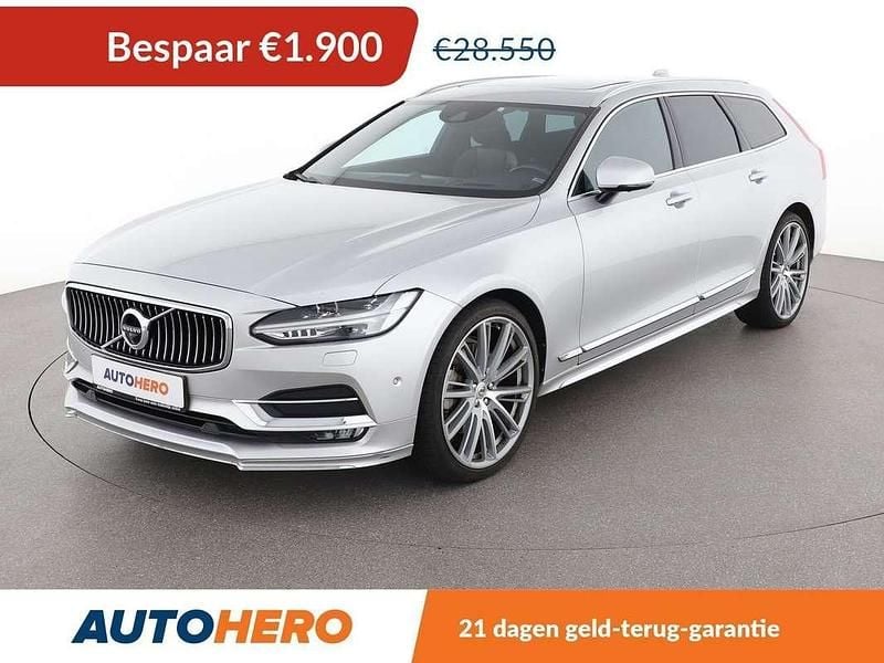 Grijs Gebruikt 2018 Volvo V90 Inscription Stationwagen | € 26.849 (Eerlijke prijs) - Afbeelding 1/3