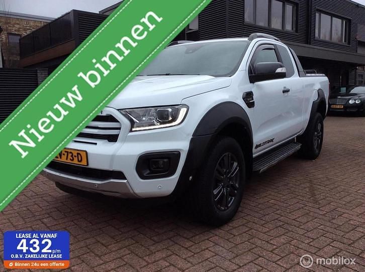 Wit Occasion 2021 Ford Ranger Wildtrack Pickup | € 26.950 (Super prijs) - Afbeelding 1/4