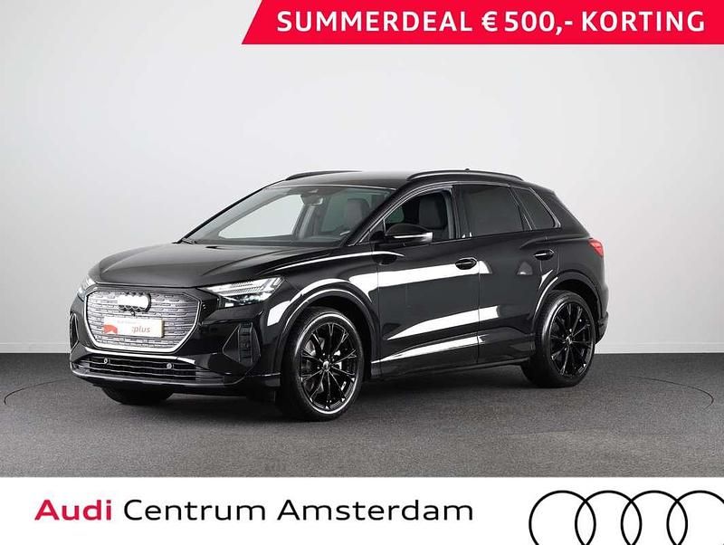 Zwart Gebruikt 2024 Audi Q4 e-tron Advanced SUV | € 49.849 (Eerlijke prijs) - Afbeelding 1/4