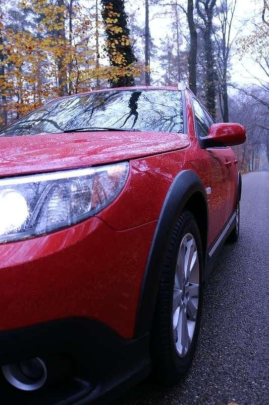 Occasion Saab 9-3X Aero 241 PK (177 kW) 2011 Rood Stationwagen