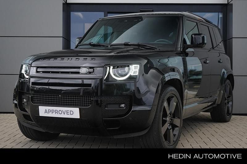 Santorini black (donker zwart)ebony leder Gebruikt 2024 Land Rover Defender HSE Dynamic SUV | € 99.995 (Eerlijke prijs) - Afbeelding 1/4