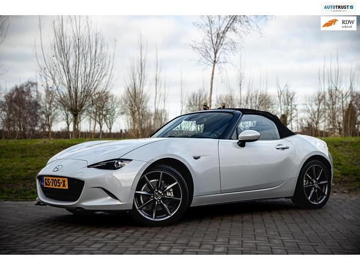 Wit Occasion 2015 Mazda MX5 Cabriolet | € 21.950 (Eerlijke prijs) - Afbeelding 1/4