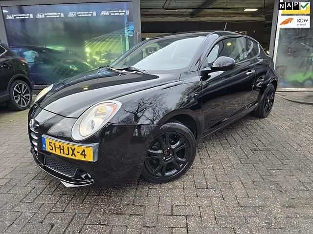 Zwart Gebruikt 2009 Alfa Romeo MiTo Progression Hatchback | € 4.450 (Eerlijke prijs) - Afbeelding 1/4