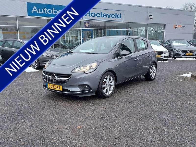 Grijs (metallic) Occasion 2015 Opel Corsa Edition+ Hatchback | € 7.950 (Eerlijke prijs) - Afbeelding 1/3