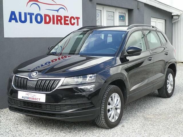Zwart Gebruikt 2021 Skoda Karoq Ambition SUV | € 21.950 - Afbeelding 1/4