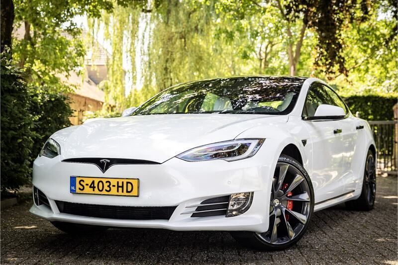 Wit Gebruikt 2018 Tesla Model S Performance Sedan | € 60.250 (Duur) - Afbeelding 1/4