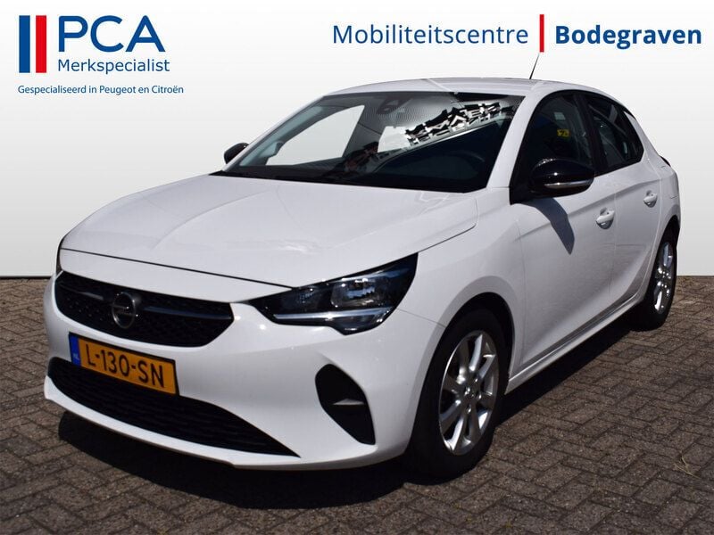 Wit Gebruikt 2021 Opel Corsa Edition Hatchback | € 14.995 (Eerlijke prijs) - Afbeelding 1/4