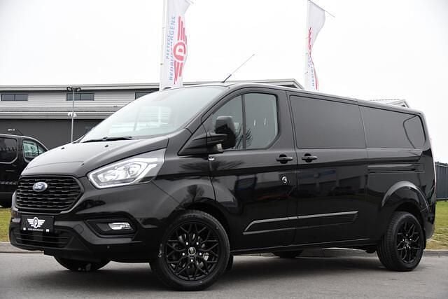 Occasion Ford Transit Custom Limited 170 PK (125 kW) 2023 Zwart (metallic) Van