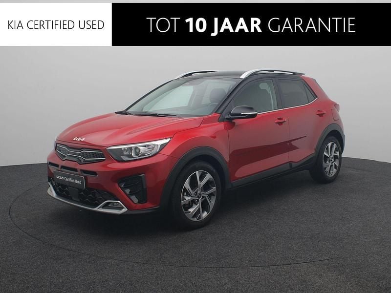 Rood Gebruikt 2022 Kia Stonic GT-Line SUV | € 22.940 (Eerlijke prijs) - Afbeelding 1/2