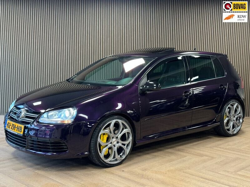 Paars Gebruikt 2006 VW Golf V R Hatchback | € 14.995 - Afbeelding 1/4