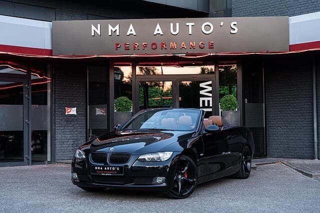 Zwart Gebruikt 2008 BMW 320 Cabriolet Cabriolet | € 11.000 (Duur) - Afbeelding 1/4