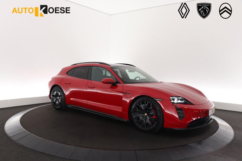 Rood Gebruikt 2022 Porsche Taycan GTS Sedan | € 99.900 - Afbeelding 1/4