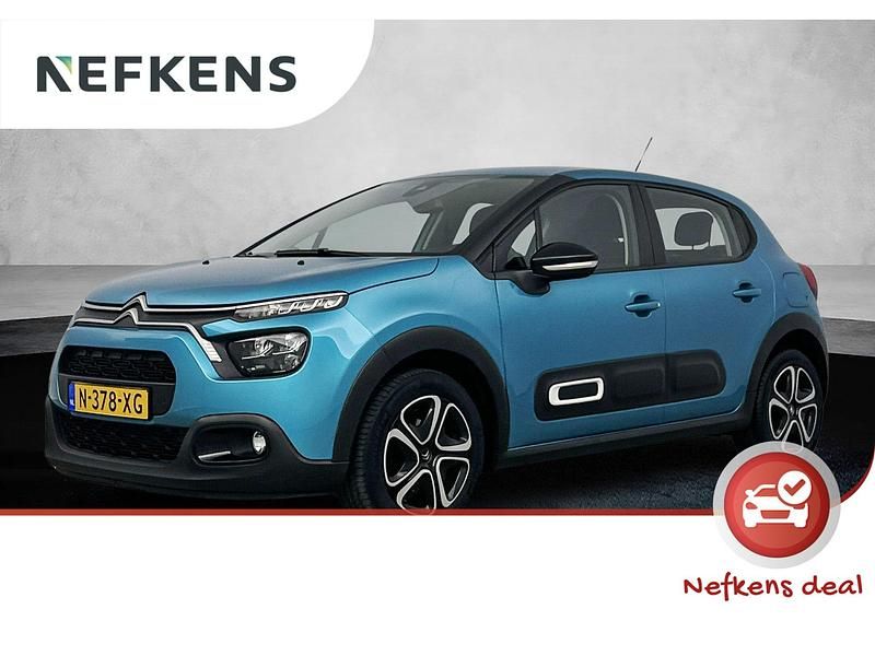 Blauw Occasion 2021 Citroën C3 Feel Hatchback | € 13.600 (Eerlijke prijs) - Afbeelding 1/3