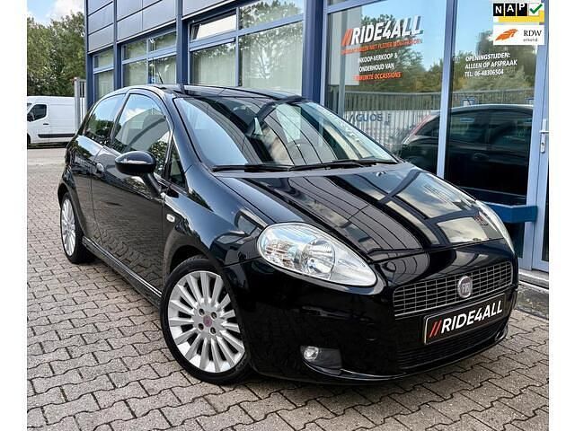 Zwart Gebruikt 2008 Fiat Grande Punto Hatchback | € 3.449 (Duur) - Afbeelding 1/4