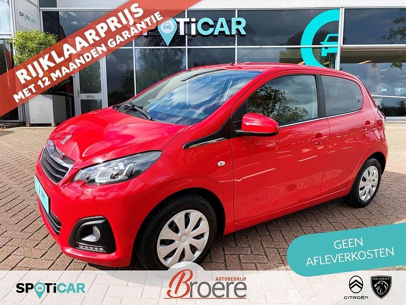 Rood Gebruikt 2020 Peugeot 108 Active Hatchback | € 9.800 (Eerlijke prijs) - Afbeelding 1/4