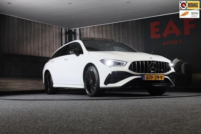 Wit Gebruikt 2023 Mercedes CLA250 Shooting Brake AMG line Stationwagen | € 42.850 (Duur) - Afbeelding 1/3