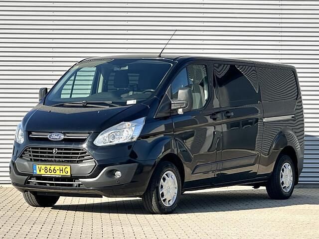 Zwart Gebruikt 2017 Ford Transit Custom Trend Van | € 12.950 (Goede deal) - Afbeelding 1/4