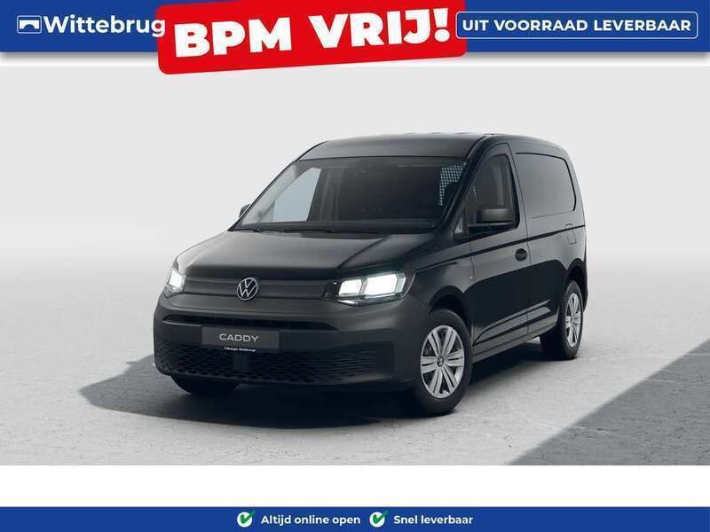 Zwart Nieuw 2024 VW Caddy Comfortline MPV | € 29.876 (Goede deal) - Afbeelding 1/4