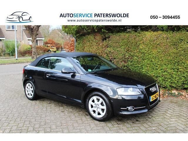 Zwart Gebruikt 2011 Audi A3 Cabriolet Attraction Cabriolet | € 6.950 (Iets duurder) - Afbeelding 1/4