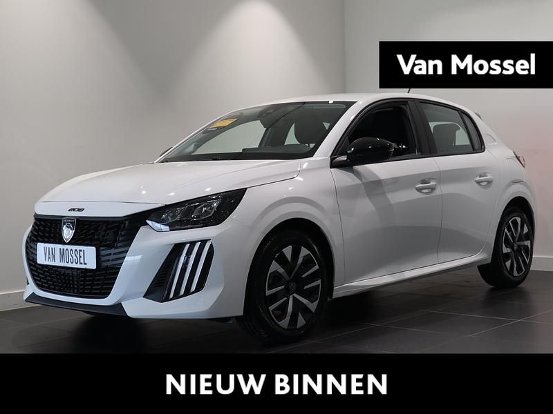 Wit Nieuw 2025 Peugeot 208 Style Hatchback | € 29.840 (Goede deal) - Afbeelding 1/3
