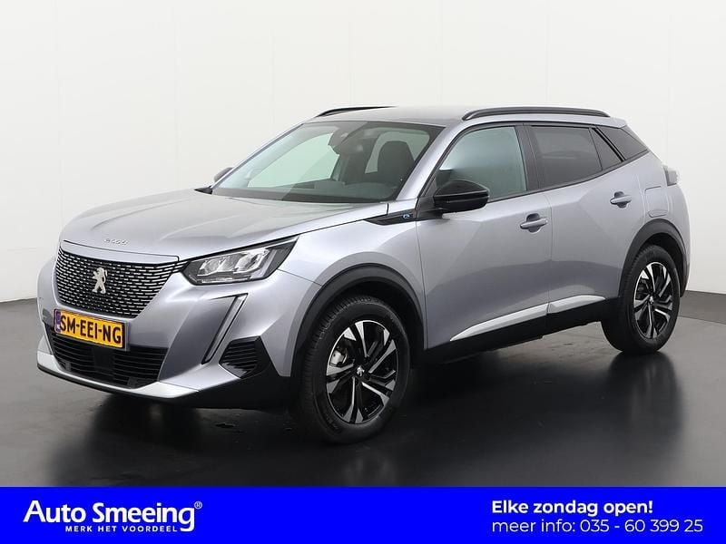Grijs Gebruikt 2022 Peugeot e-2008 Allure SUV | € 19.690 (Eerlijke prijs) - Afbeelding 1/4