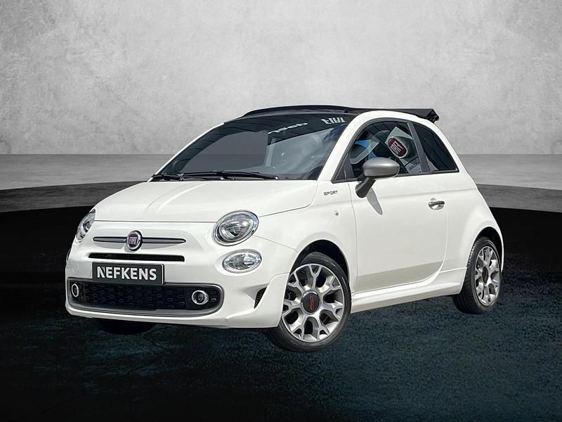 Wit Gebruikt 2021 Fiat 500C Sport Cabriolet | € 17.895 (Duur) - Afbeelding 1/1