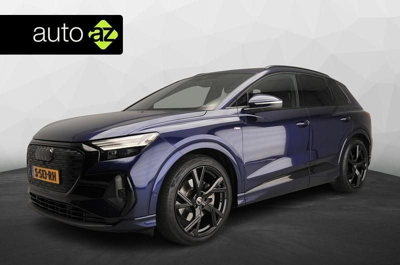 Blauw Gebruikt 2023 Audi Q4 e-tron S-Line SUV | € 37.900 (Super prijs) - Afbeelding 1/4
