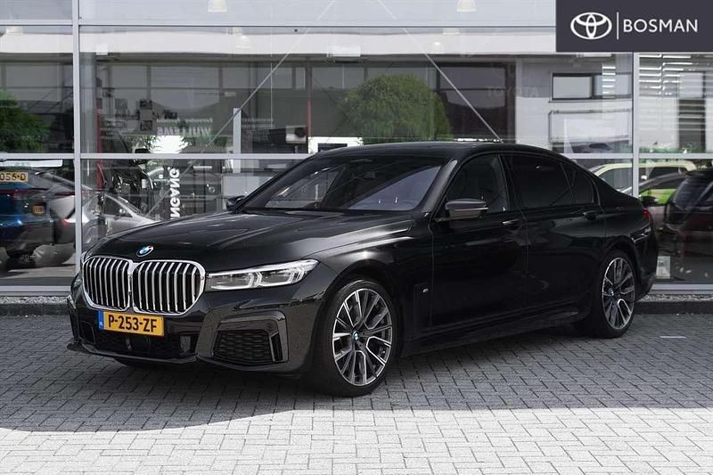 Zwart Gebruikt 2022 BMW 750L Executive Sedan | € 97.950 - Afbeelding 1/4