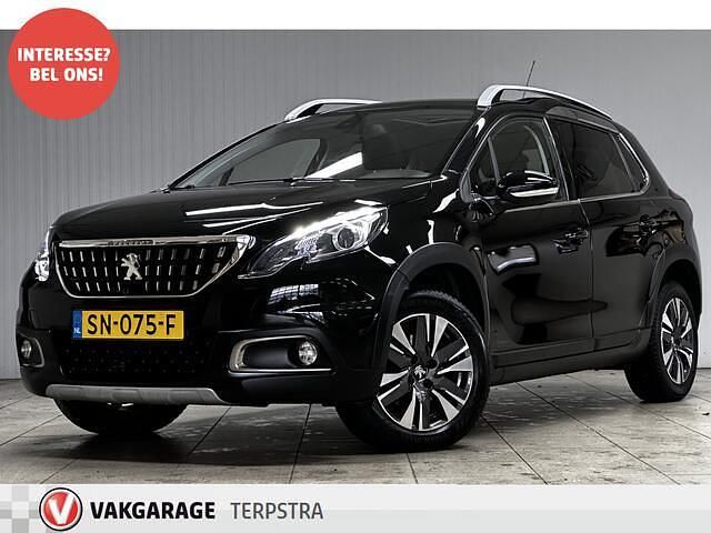 Zwart (metallic) Occasion 2018 Peugeot 2008 Allure SUV | € 9.450 (Eerlijke prijs) - Afbeelding 1/4