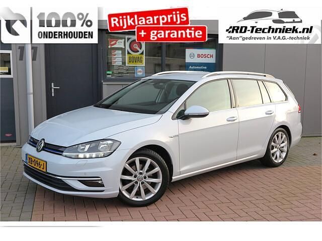 Wit Gebruikt 2018 VW Golf VII Highline Stationwagen | € 14.749 (Super prijs) - Afbeelding 1/4