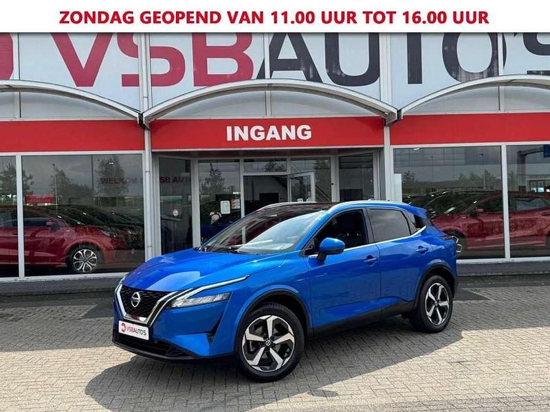 Blauw, metallic lak Gebruikt 2022 Nissan Qashqai SUV | € 22.950 (Eerlijke prijs) - Afbeelding 1/4