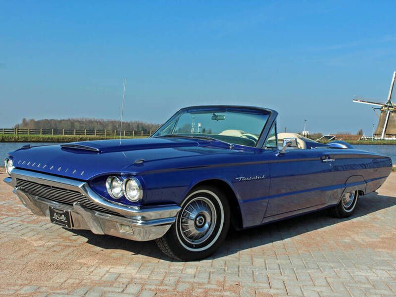 Blauw Gebruikt 1964 Ford Thunderbird Sport Cabriolet | € 39.950 - Afbeelding 1/4