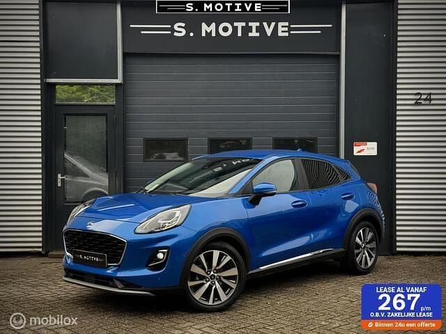 Blauw Gebruikt 2020 Ford Puma Titanium SUV | € 15.750 (Super prijs) - Afbeelding 1/4